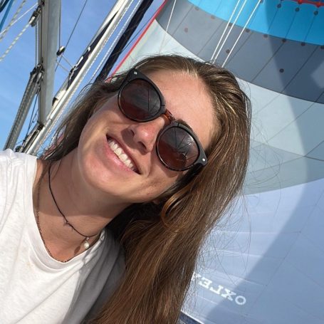 Babs war Co-Skipperin auf Segelyacht Polaris während ihrer Transat von West nach Ost.